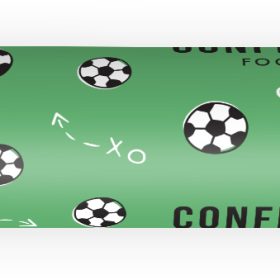 PARTYDECO Konfettikanone 40cm TUKPI40 Fussball