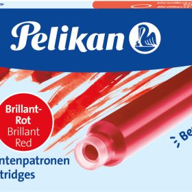 PELIKAN Tinte 4001 GTP/5 310623 brillantrot 5 Stück