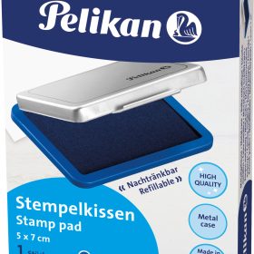 PELIKAN Metall-Stempelkissen blau 331165 Gr.3 7x5cm