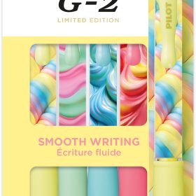 PILOT Gelschreiber G-2 Flow 0.7mm 140.003.64 assortiert 4 Stück