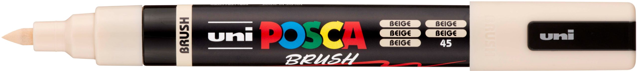 POSCA-PC-5BRBEIGE-4902778311899 POSCA Brush Marker 1-4mm PC-5BRBEIGE beige – Bild 1