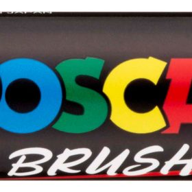 POSCA Brush Marker 1-4mm PC-5BRWHITE weiss