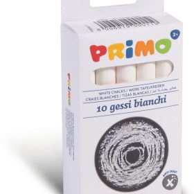 PRIMO Kreide rund 011GB10R weiss,rund staubfrei 10 Stück