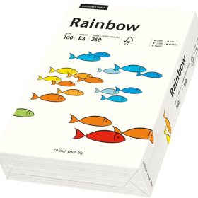 RAINBOW Papier naturweiss/01 A3 88042235 FSC, 160g 250 Blatt