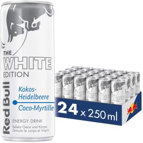 RED BULL Energy Drink Alu RC224090 White Edition 25 cl, 24 Stk.