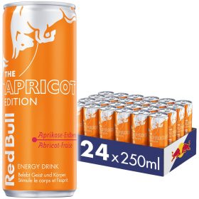 RED BULL Energy Drink Alu RC237868 Apricot Edition 25 cl, 24 Stk.