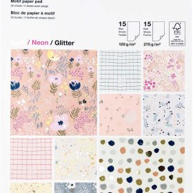 RICO DESIGN Motiv Block A4 0 Crafted Nature 120g, 30 Blatt