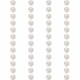 RICO DESIGN Perlensticker Perle 08792.75.34 weiss 5mm