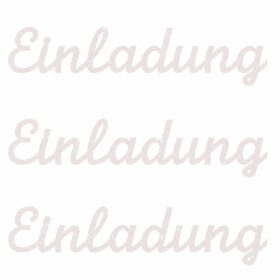 RICO DESIGN Sticker Einladung 08792.75.65 weiss, 5 Stück