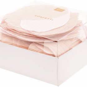 RICO DESIGN Konfetti Rosenblätter 20g 400883 Krepp, rosa 45x75mm