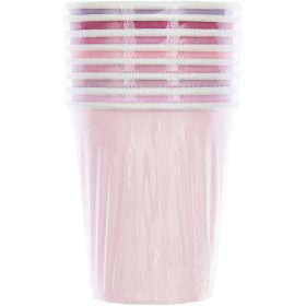 RICO DESIGN Papbecher 250ml 401002 Rosa Mix 8 Stück