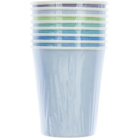 RICO DESIGN Pappbecher 250ml 401003 Ozean Mix 8 Stück