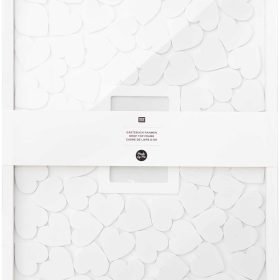 RICO DESIGN Gästebuch Rahmen 30x40cm 500189 inkl. 70 Holzh. weiss