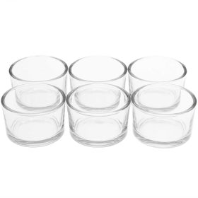 RICO DESIGN Teelichtgläser Set 5.2x3.3cm 500316 6 Stück