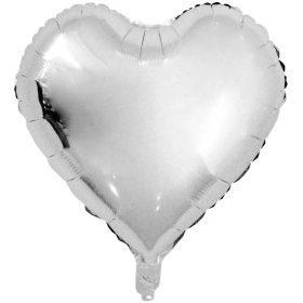 RICO DESIGN Folienballon 36cm 81000.00.76 Herz silber