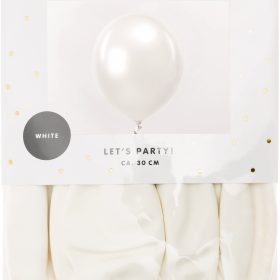 RICO DESIGN Luftballons 30cm 81001.00.02 weiss 12 Stück