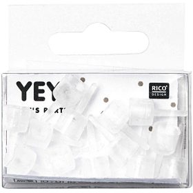 RICO DESIGN Kerzenhalter 16 Stück 81004.01.10 transparent