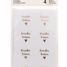 RICO DESIGN Sticker Freudentränen 99001.22.11 weiss 32 Stück