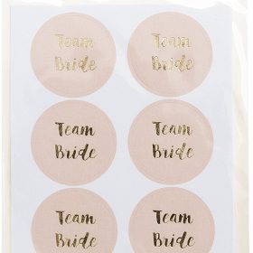 RICO DESIGN Sticker Team Bride 99001.22.16 puder 32 Stück
