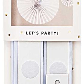 RICO DESIGN Papierfächer 20-46cm 99001.71.21 weiss 3 Stück