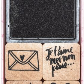 RICO DESIGN Stempelset Liebe 99001.78.21 9 Stück