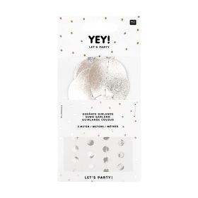 RICO DESIGN Girlande 2m 99001.84.80 Silber