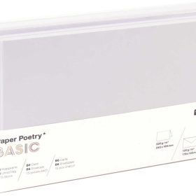RICO DESIGN Kartenset Basic B6 99010.08.14 weiss 30 Stück