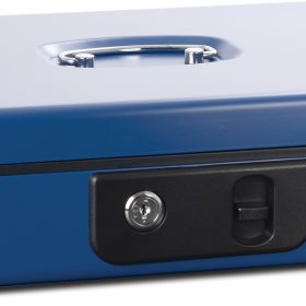 RIEFFEL SWITZERLAND Geldkassette DeLuxe 4 A13185 30x23x8cm blau