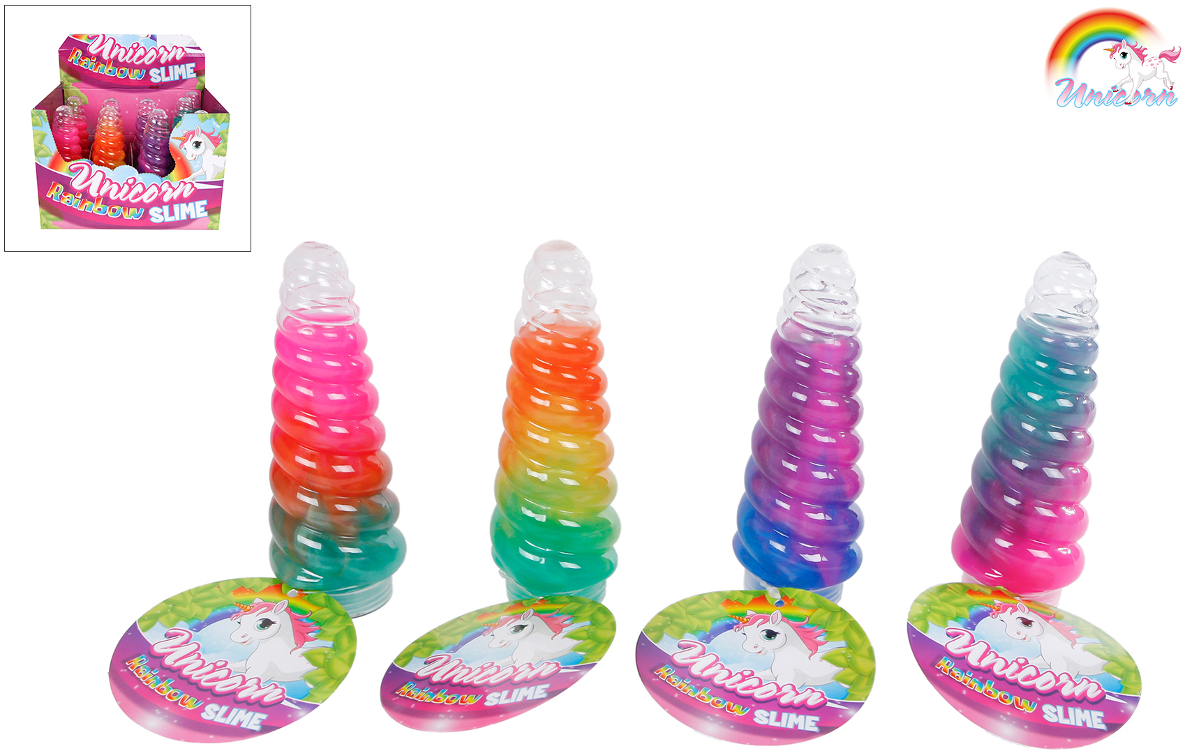 ROOST-621472-8713219475430 ROOST Einhornhorn mit Schleim 13.5cm 621472 – Bild 1