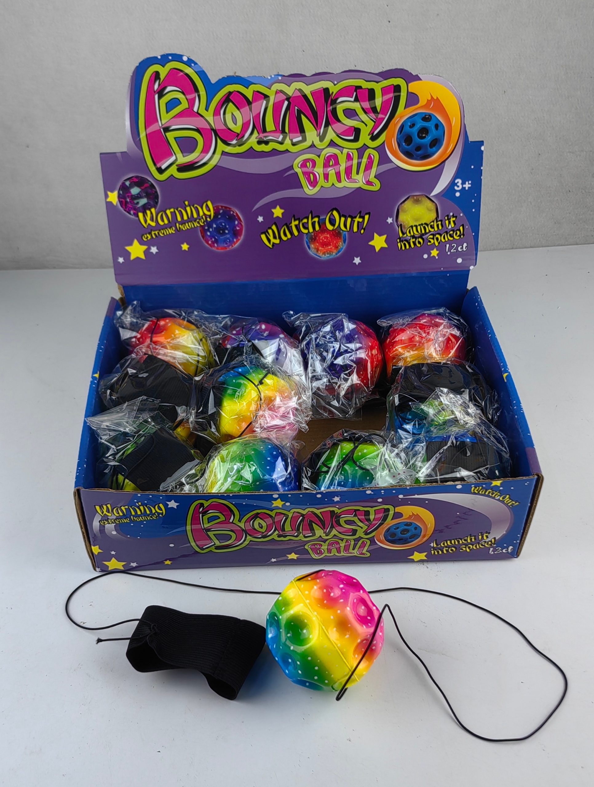 ROOST-621852-8713219527405 ROOST Gametime Return Hüpfball 6cm 621852 farbig assortiert – Bild 1