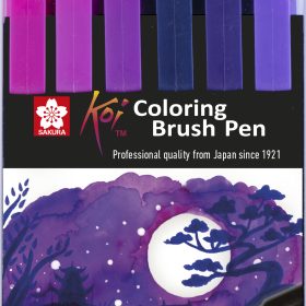 SAKURA Brush Pen Koi POXBR6F Galaxy Set 6 Stück