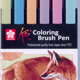 SAKURA Brush Pen Koi POXBR6H Earth Set 6 Stück