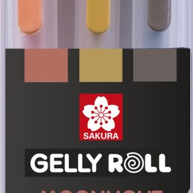 SAKURA Gelly Roll 0.7mm POXPGBMOO3D Moonlight Nature, ass. 3 Stk