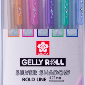 SAKURA Gelly Roll 0.7mm POXPGBSHA5B Silver Shadow 5 Stück