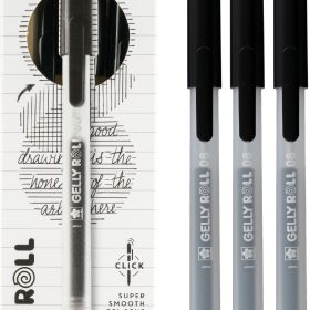 SAKURA Gelly Roll 0.8mm PXGBRACL3B schwarz 3 Stück