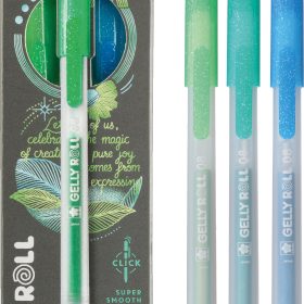 SAKURA Gelly Roll 0.8mm PXGBRAMET3D Metallic, ass. 3 Stück