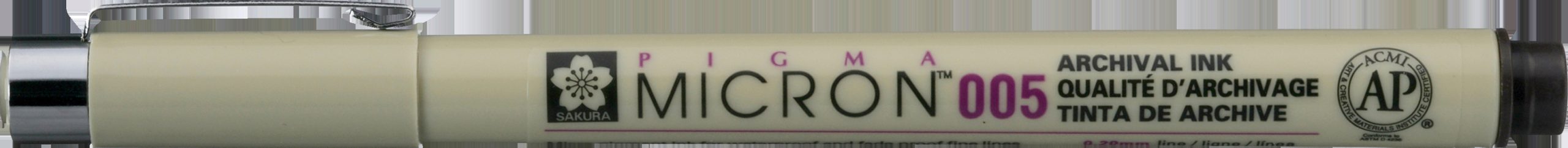 SAKURA-XSDK005117-0084511307261 SAKURA Fineliner Pigma Micron 0.2mm XSDK005117 sepia – Bild 1