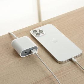 SCHOENENBERGER Verlängerungskabel 3m 85.23430GY USB-C & USB-A weiss/grau