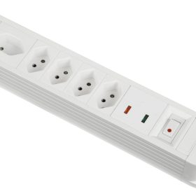 SCHOENENBERGER Steckdosenleiste 1.5m 85.800.5WS Überspannschutz weiss