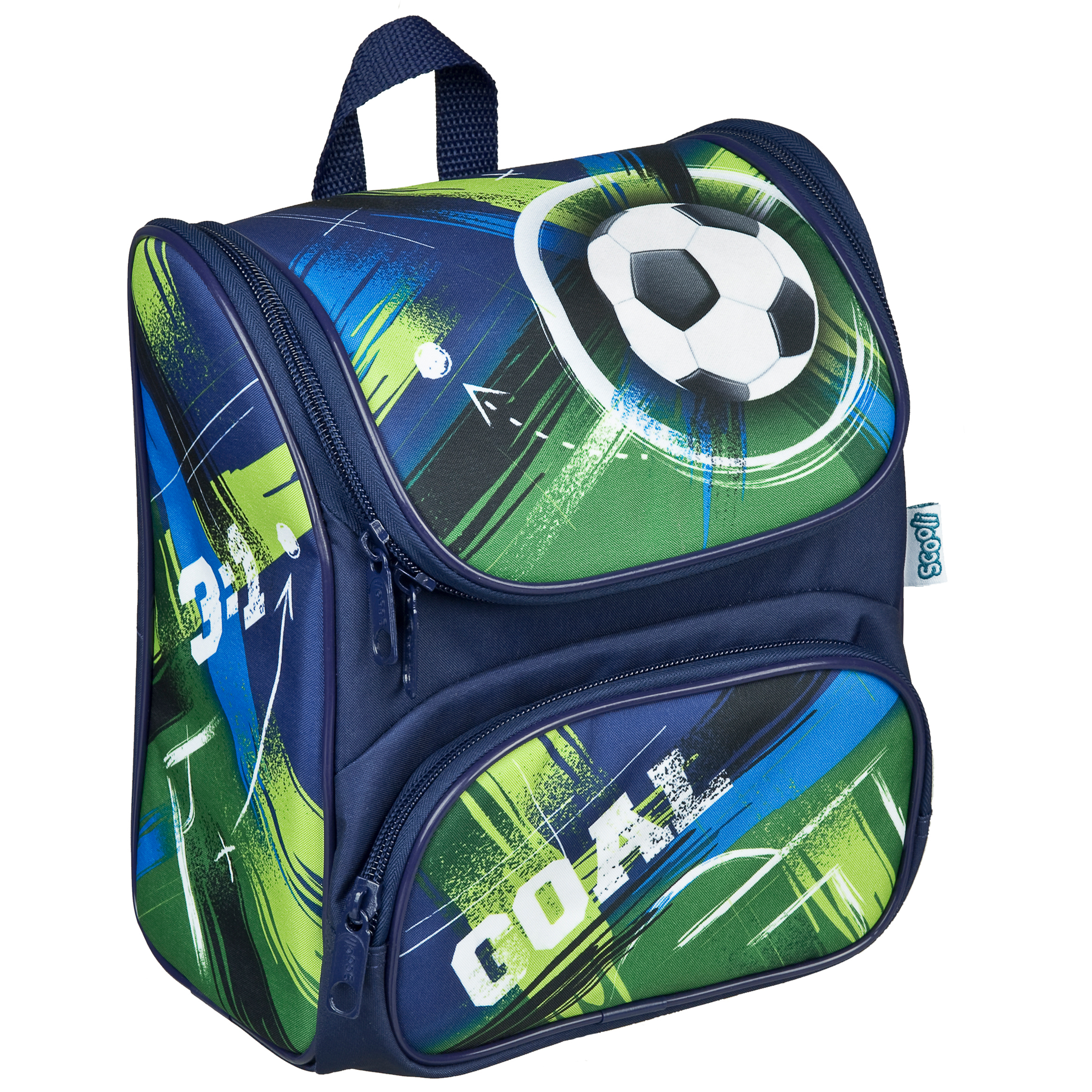 SCOOLI-CSFO8243-4043946326618 SCOOLI Kindergarten Rucksack Cutie CSFO8243 Soccer Champ – Bild 1