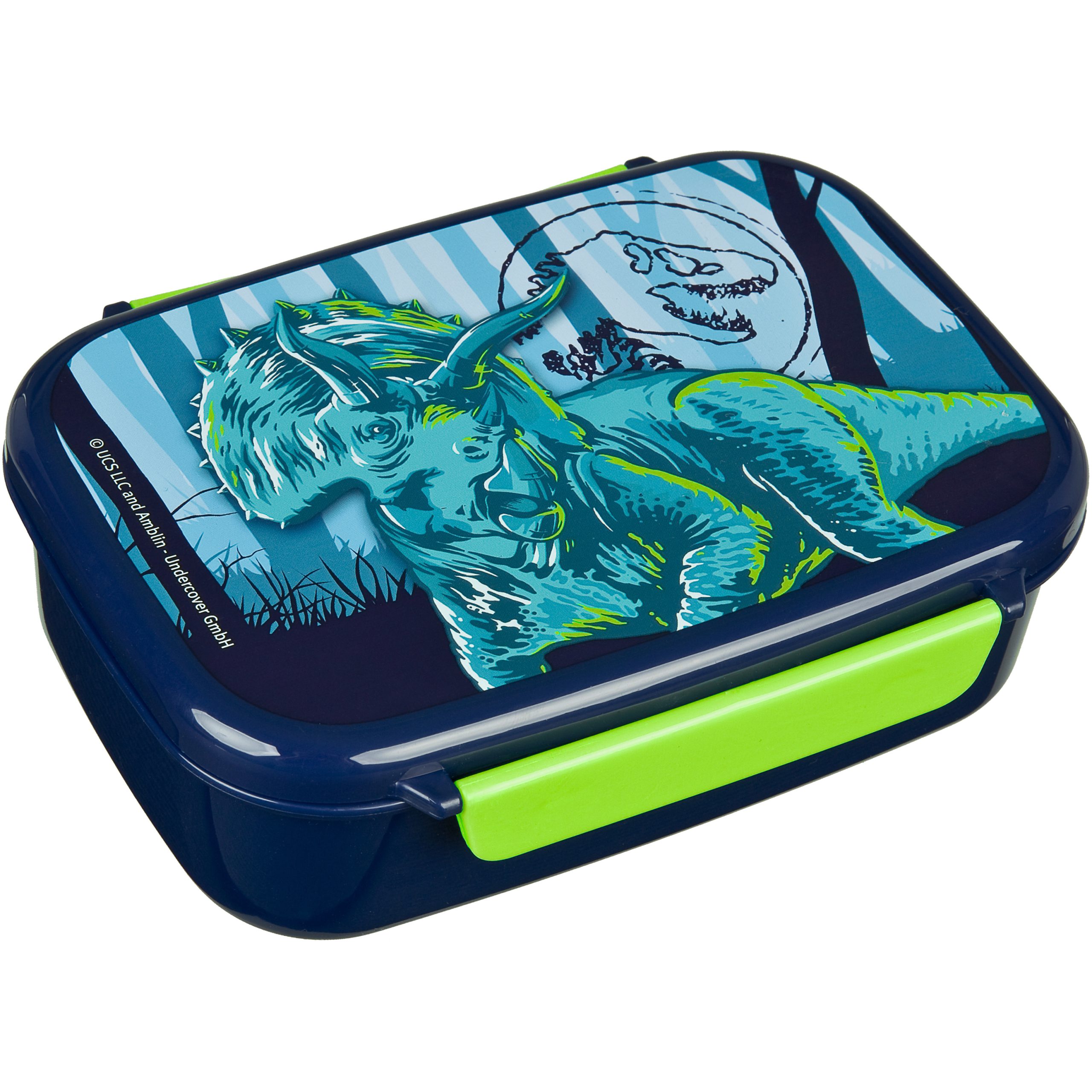 SCOOLI-JUSU9903-4043946326663 SCOOLI Lunchbox 18x14x6cm JUSU9903 Jurassic World – Bild 1