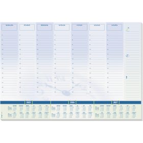 SIGEL Schreibunt. Time 59.5x41cm H6350 blau, 30 Blatt 2026-28