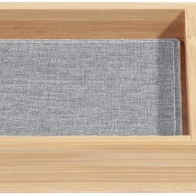 SIGEL Zubehörablage Eyestyle SA205 bambus/hellgrau 11x25cm