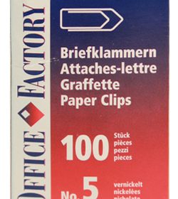 SMART OFFICE Büroklammern Gr.5 115 vernickelt, 43mm 100 Stk.