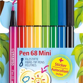 STABILO Fasermaler Pen 68 1mm 668/8-07 Animal Vibes 8 Stück
