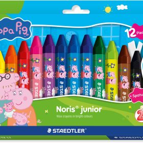 STAEDTLER Wachsmalkreide Noris PeppaPig 224C12L1 assortiert 12 Stück