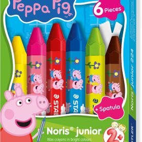 STAEDTLER Wachsmalkreide Noris PeppaPig 224C6L1 assortiert 6 Stück