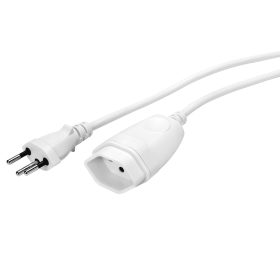 STEFFEN Verlängerungskabel 2m 0302162 weiss