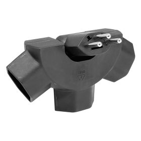 STEFFEN Mehrfachstecker Peacook 14 9768 0 schwarz, kippbar