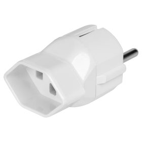 STEFFEN Reiseadapter Schweiz - Europa 1409570 weiss